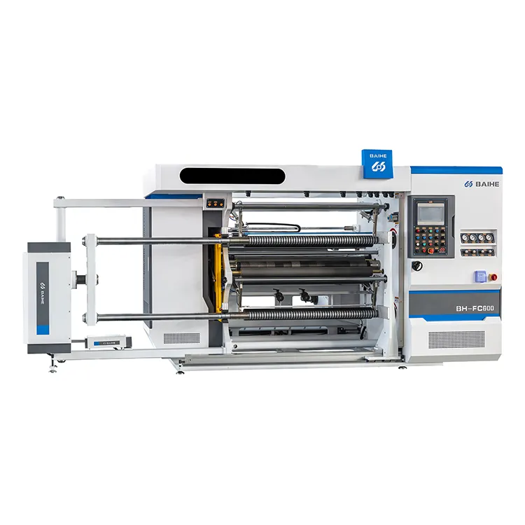 고속 종이 슬리 터 리와인더 기계